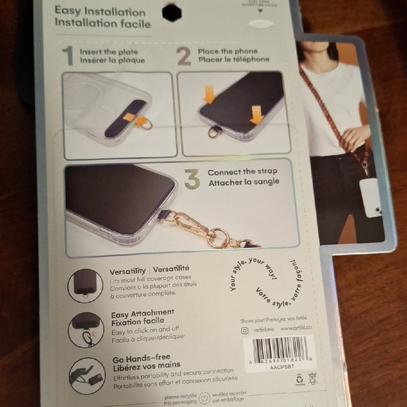 Brown Swirled Phone Cover with Grip - Picture 5 of 7